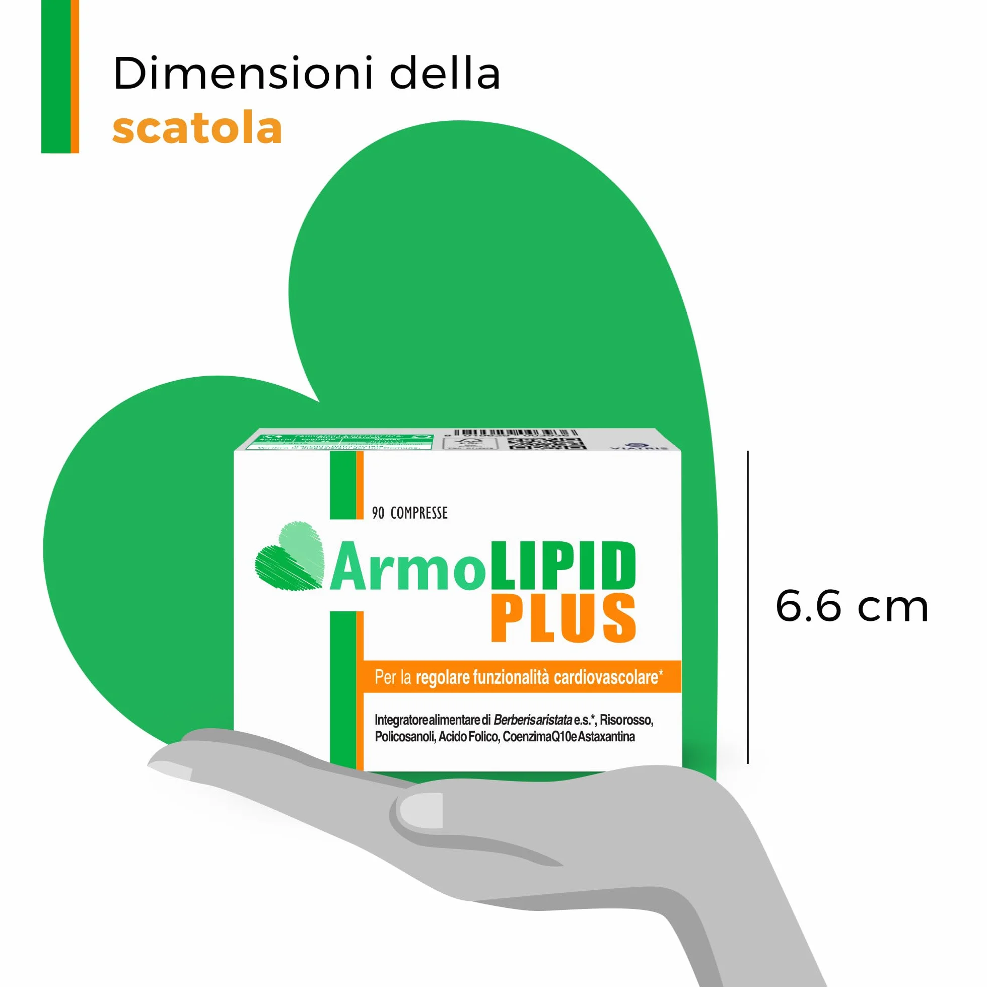 Armolipid Plus 90 Compresse Integratore Alimentare Berberis Aristata Riso Rosso Fermentato Acido Folico Policosanoli Coenzima Q10 Astaxantina