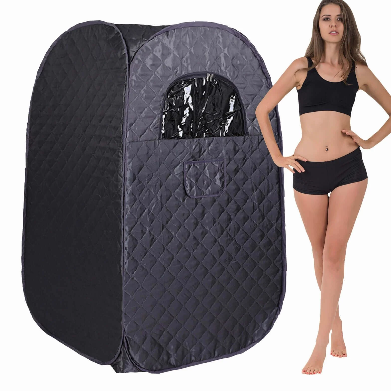 Tenda per sauna a vapore portatile pieghevole antisudore per una persona