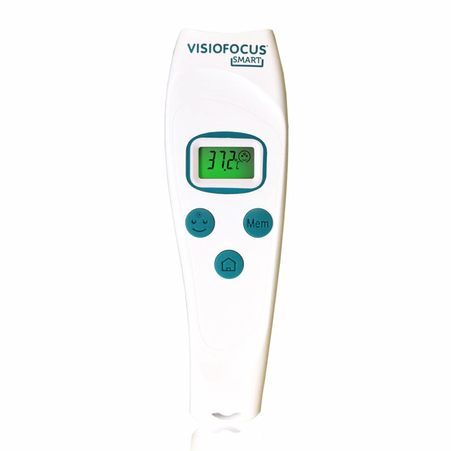 TECNIMED VisioFocus SMART 06470 Termometro febbre infrarossi a distanza medicale bambini adulti con Proiezione fronte Made in Italy