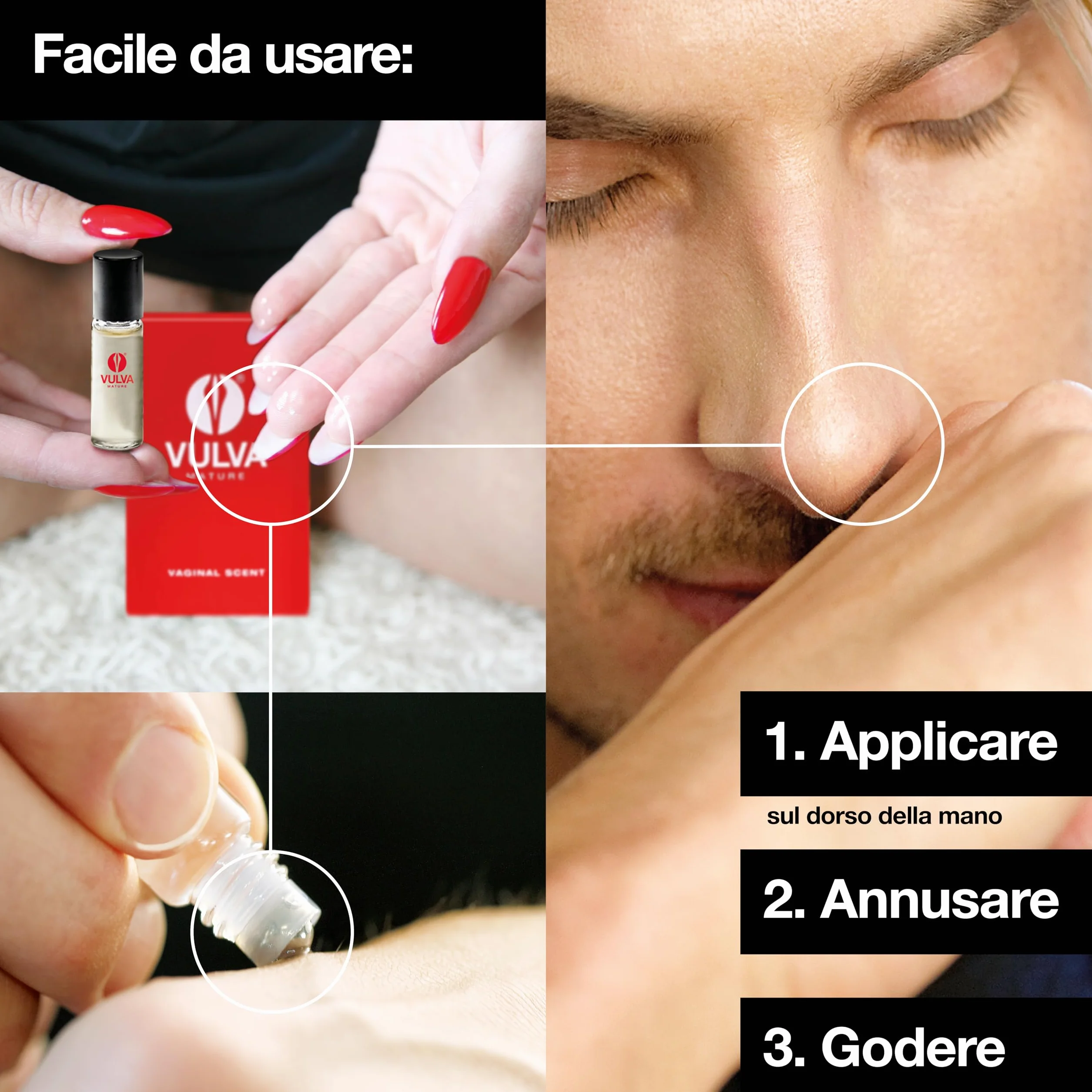 VULVA Mature Full Version – Profumo Erotico Vaginale per Donne Mature – Feromoni Afrodisiaci – Giocattolo Sessuale