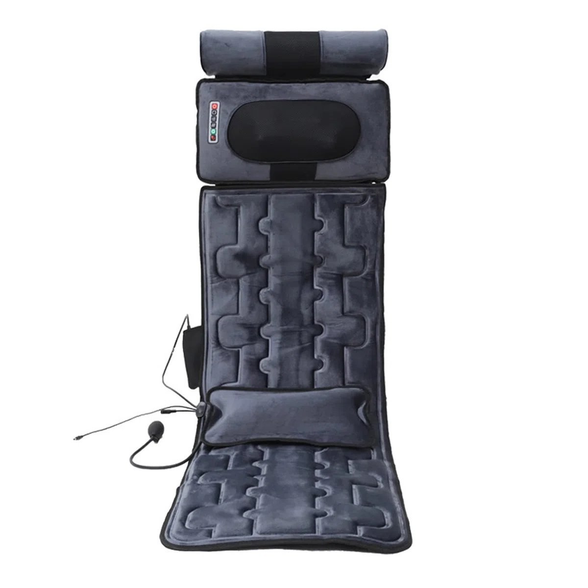 Comfier Materassino Massaggiante con Calore, Shiatsu per Schiena con 20 Motori a Vibrazione, Cuscino Massaggiatore Shiatsu per Letto, per Collo e Schiena, Cortexgrinding