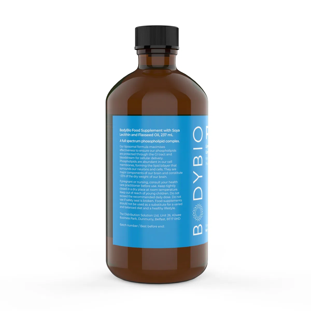 BodyBio PC - Phosphatidylcholine for Brain Health, Mental Clarity, Cognitive Function, Cellular Repair & Healthy Aging, Phospholipid Complex Supplement for Gentle Daily Detox 8 FL OZ