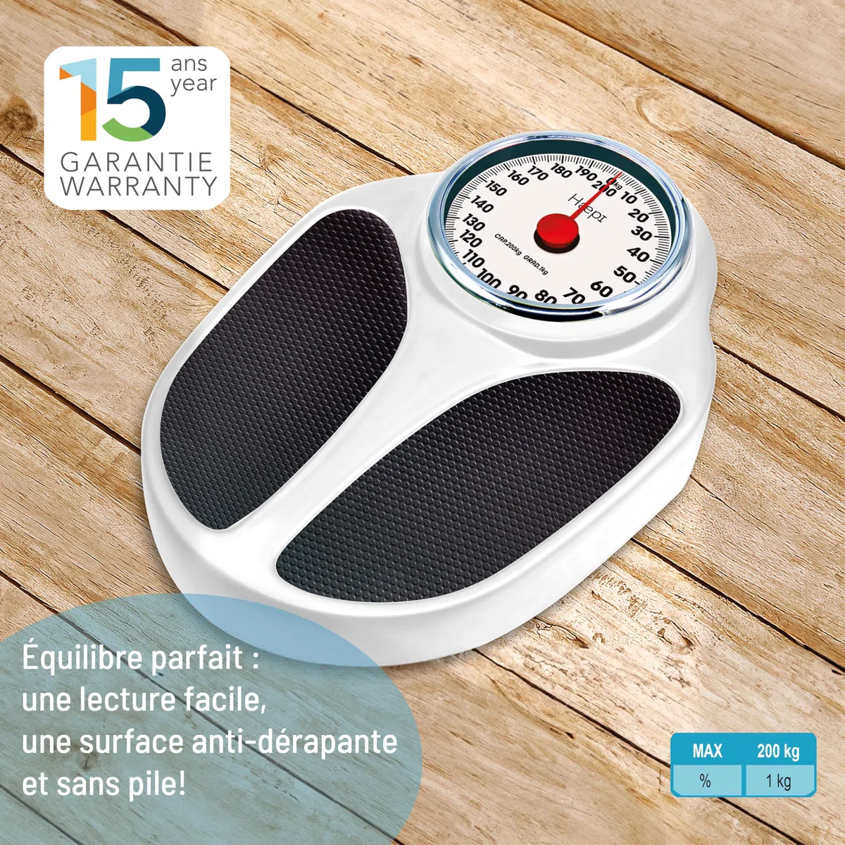 Haepi Bilancia meccanica Grande vassoio & schermo