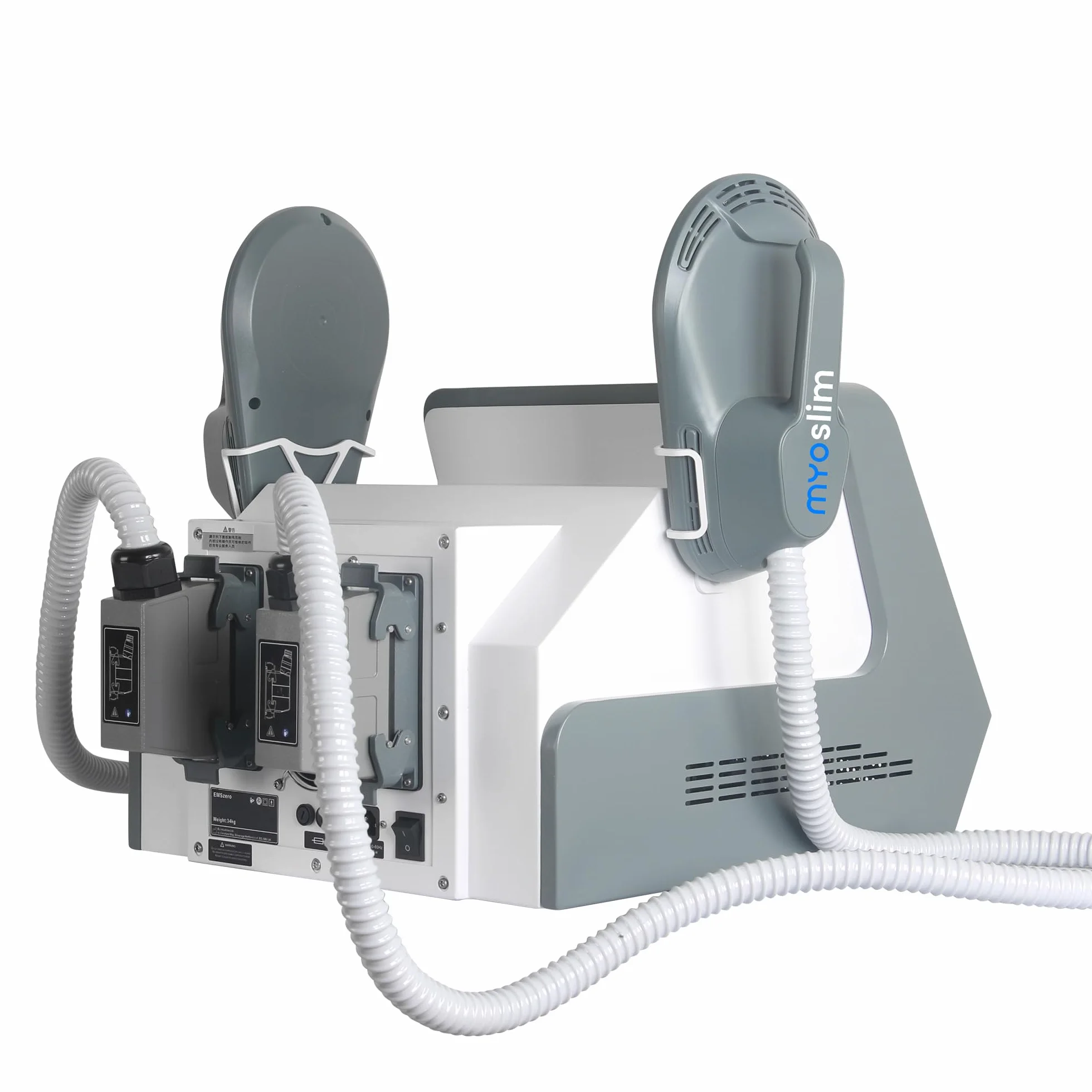 Elettrostimolatore MyoSlim - Macchina per Tonificare Muscoli a Casa - Tecnologia EMS per Addominali, Fianchi e Cosce, for Spa