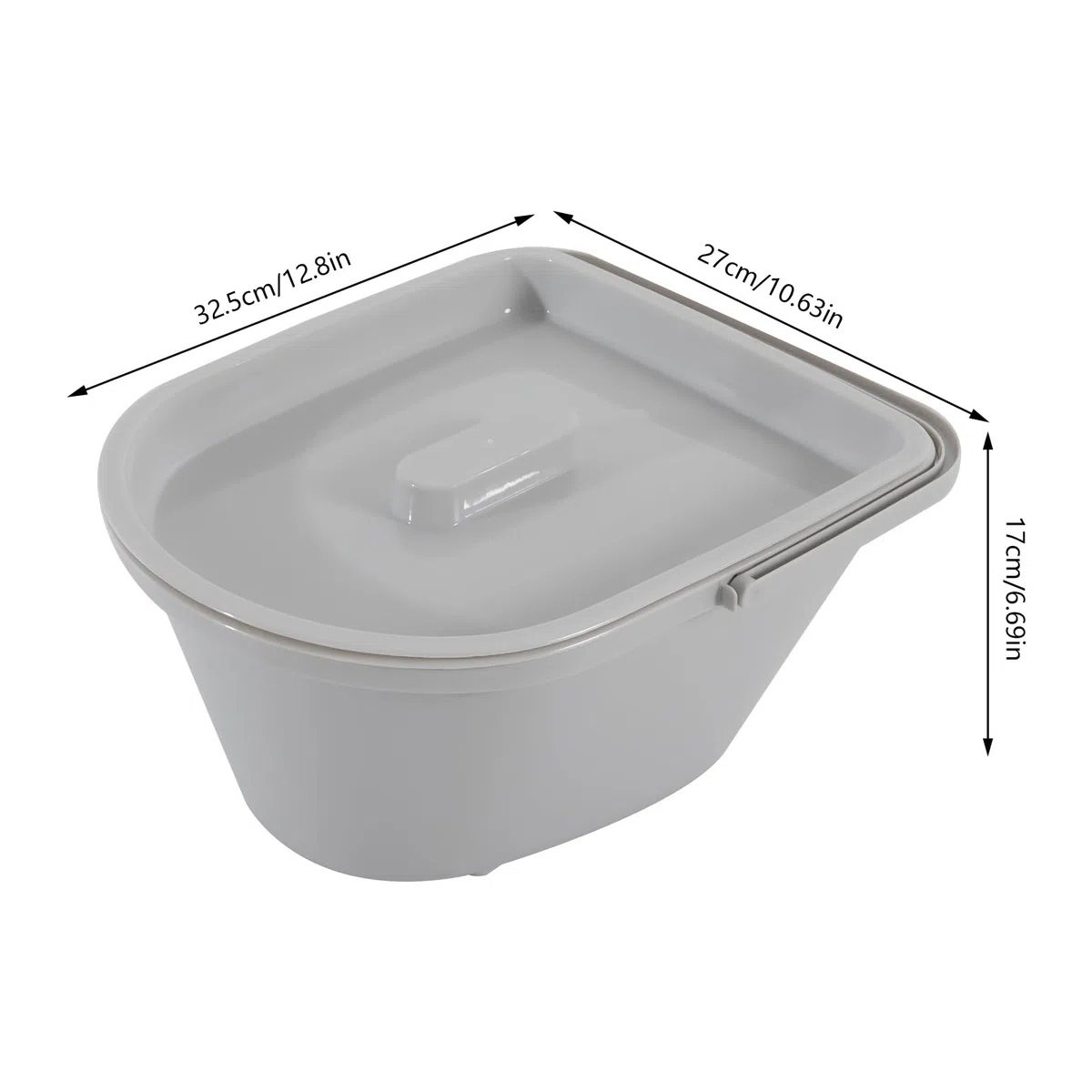 WC portatile per adulti, con Sensory Light, fino a 200 kg, con braccioli, schienale, WC da campeggio, per malati, anziani, disabili e donne incinte (verde + bianco)