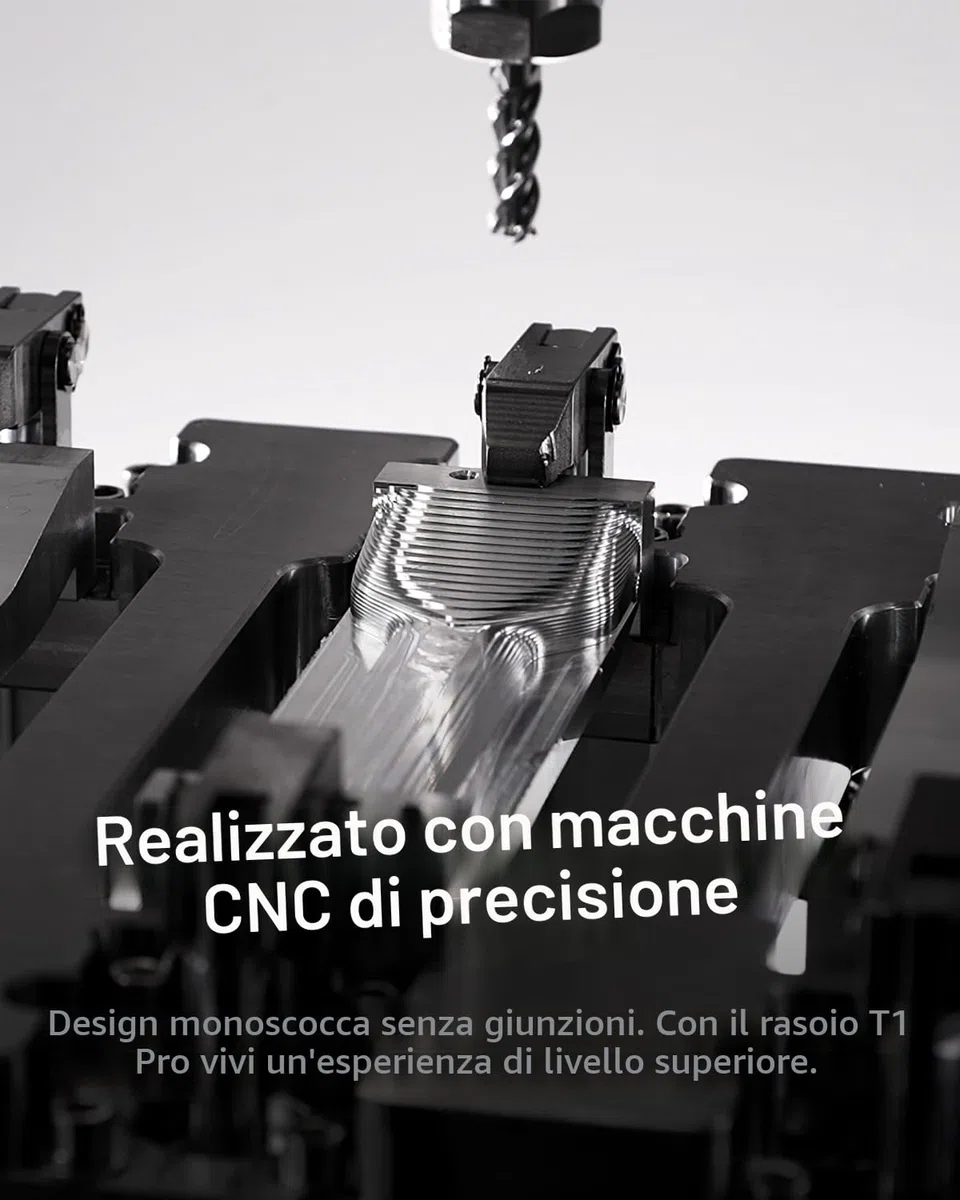 Laifen T1 Pro Rasoio Elettrico, Regolabarba Uomo con Motori ad Alta Velocità Proprietari, 12.000 tagli/min, 3 Trimmer per peli lunghi, Durata della Batteria di 120 Minuti, Impermeabilità IPX7