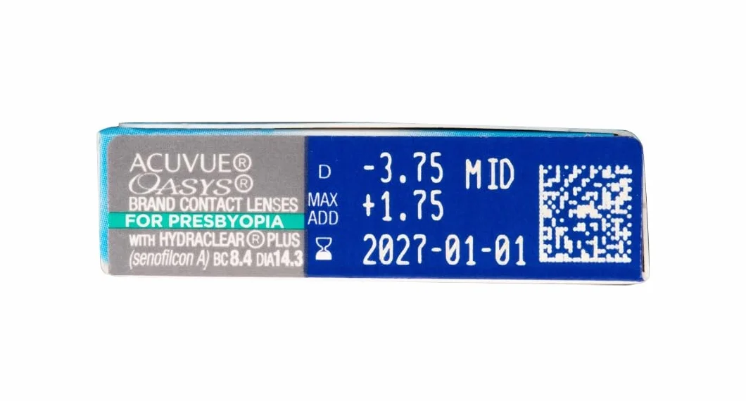 ACUVUE OASYS MULTIFOCAL Lenti a Contatto Quindicinali Presbiopia Protezione UV -1.50 BC 8.4 DIA 14.30 ADD Low 6 Lenti