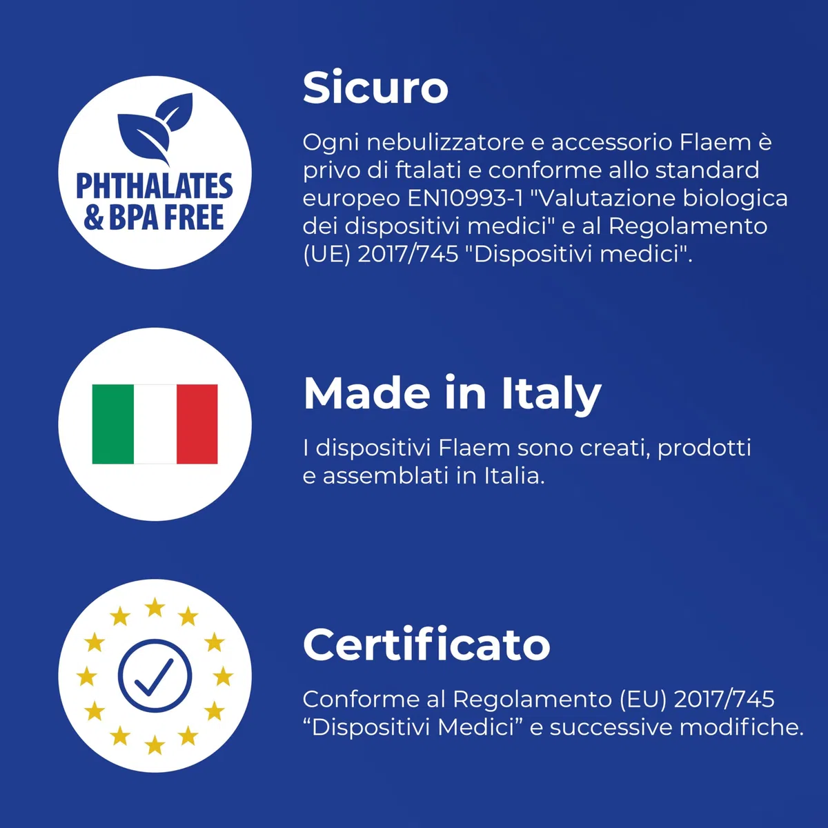 Flaem, Light Neb, Aerosol Portatile Silenzioso, Leggero, Ergonomico e Tascabile per le Basse Vie Respiratorie, Macchina Aerosol Adulti e Bambini Certificata con Mascherine Soft Touch, Made in Italy