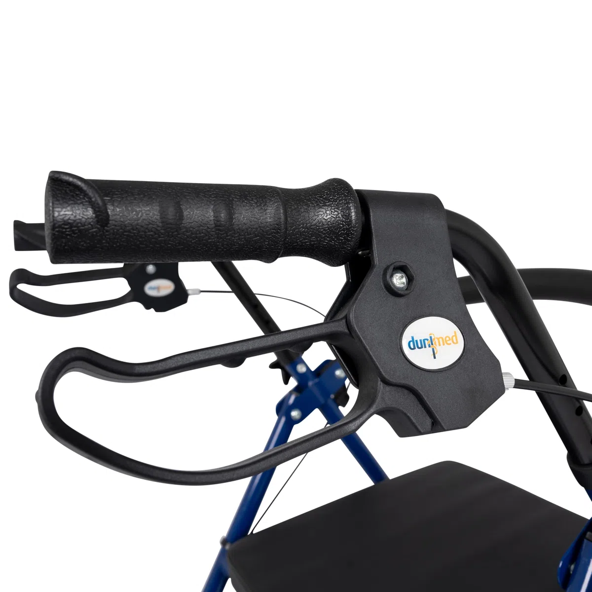 Deambulatore Pieghevole Leggero per anziani - Girello ultraleggero con 4 ruote, seduta e cestino - Rollator ideale per il trasporto nel bagagliaio - Blu