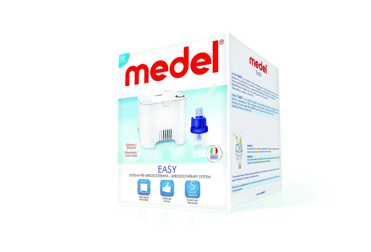 Medel 95116 Easy Aerosol a Compressore Compatto e Veloce
