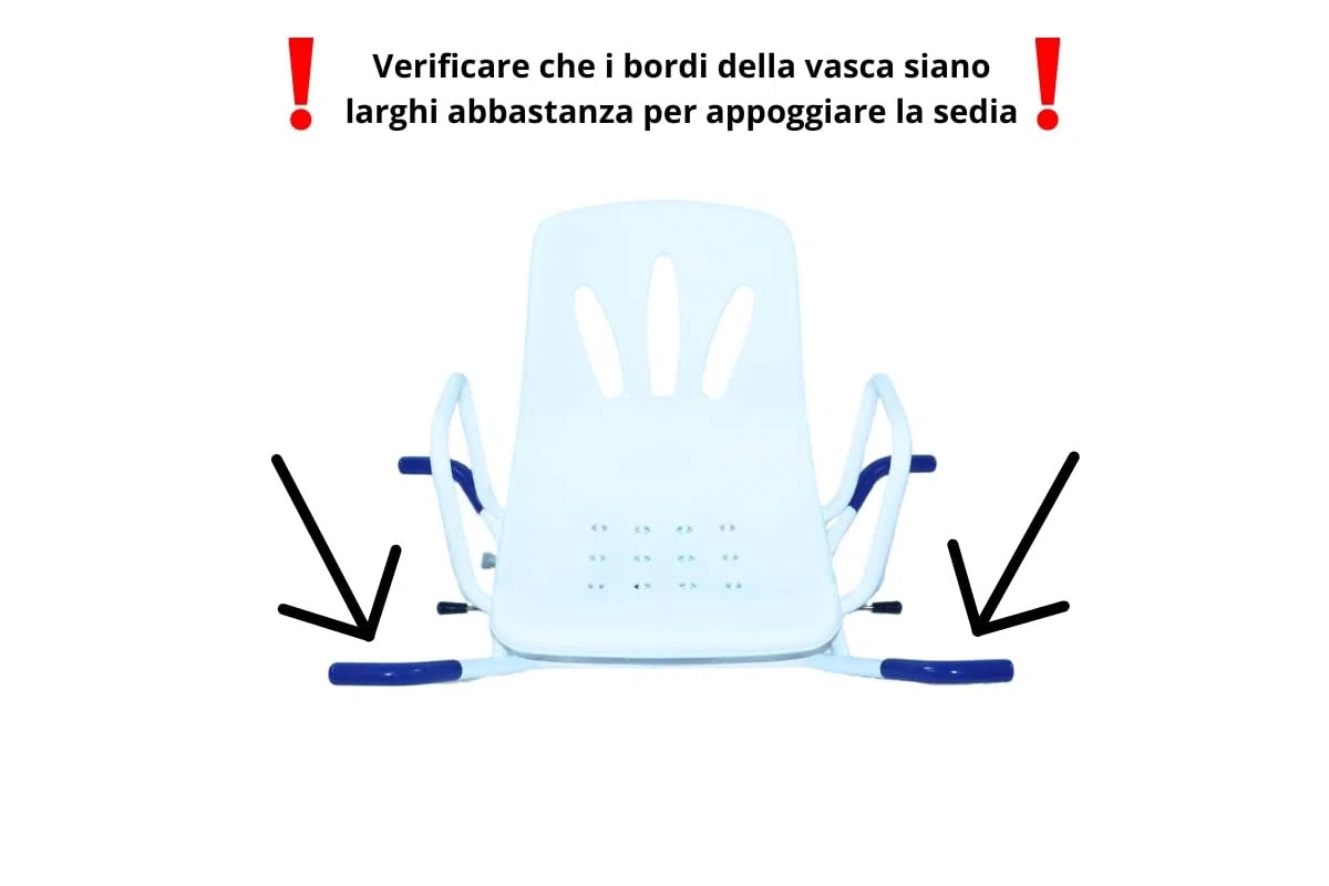 Sedia Girevole per vasca