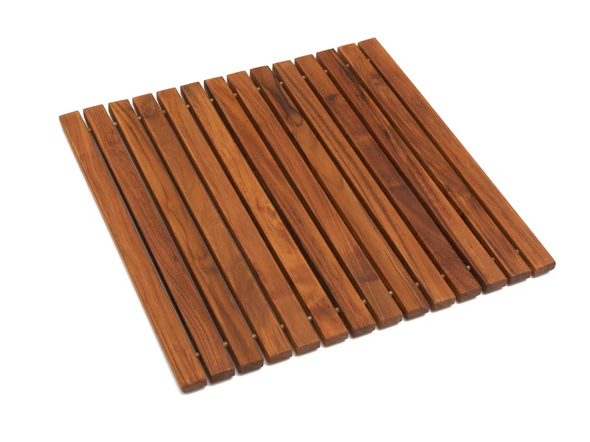 Asinox TEK4H990 Doccia Legno Marrone Inferriata 76 x 76 x 2,5 cm