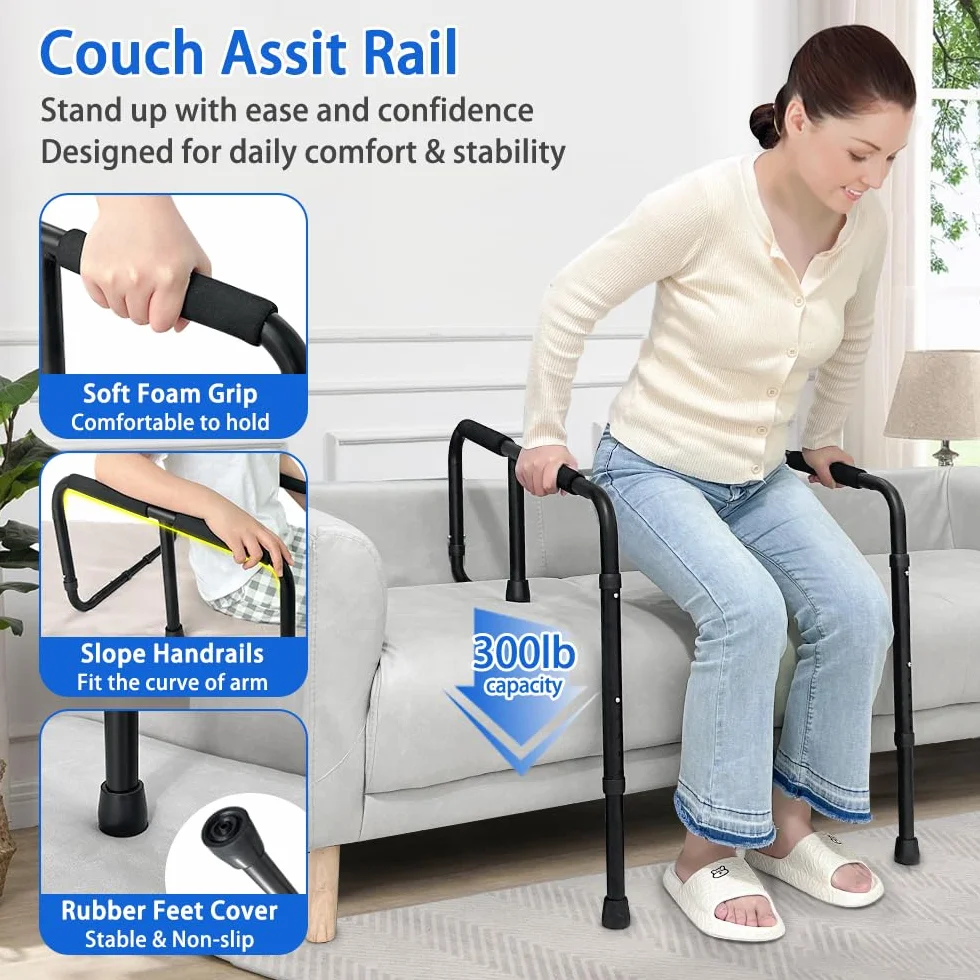 Assistente per divano, Assistenza sedia per anziani seduti a piedi, Grab Bar Aiuti in piedi per anziani, Maniglia di assistenza per divano in piedi, Dispositivi di assistenza per sollevamento