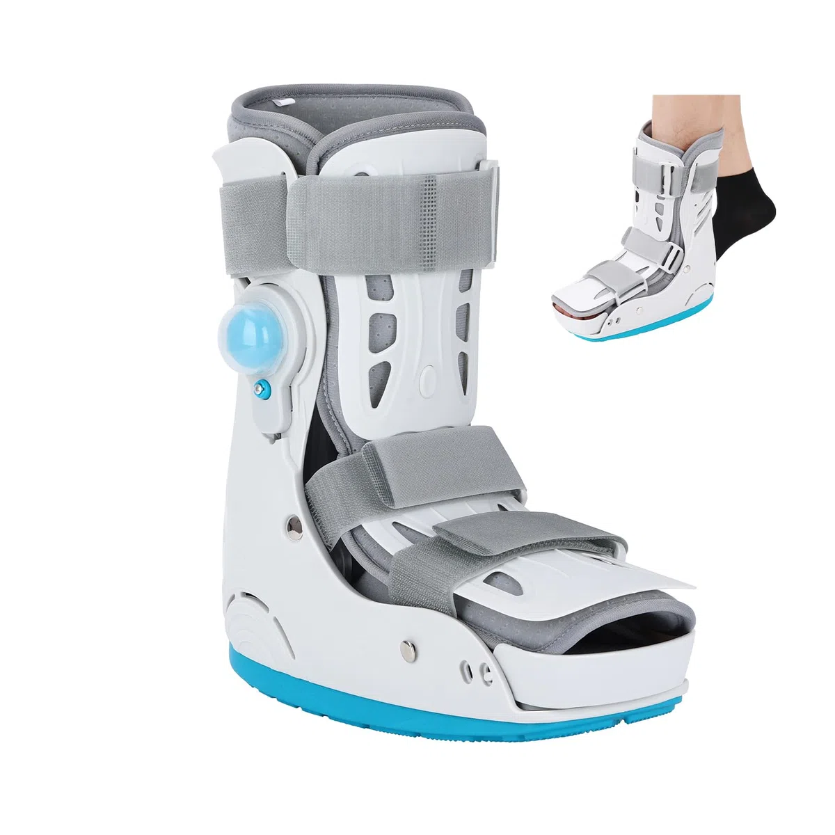 Walker Fracture Boot Air Cam Walker Boot gonfiabile per chirurgia del tendine d'Achille, distorsioni acute della caviglia, piede rotto, cura post-operatoria (M)