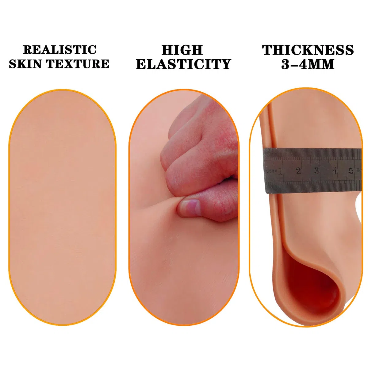 Uomo Crossdresser Mutandine E Silicone Enhancer Hip Slip -CP60- per Transgender Femminile Gay Shemale 1G 2G