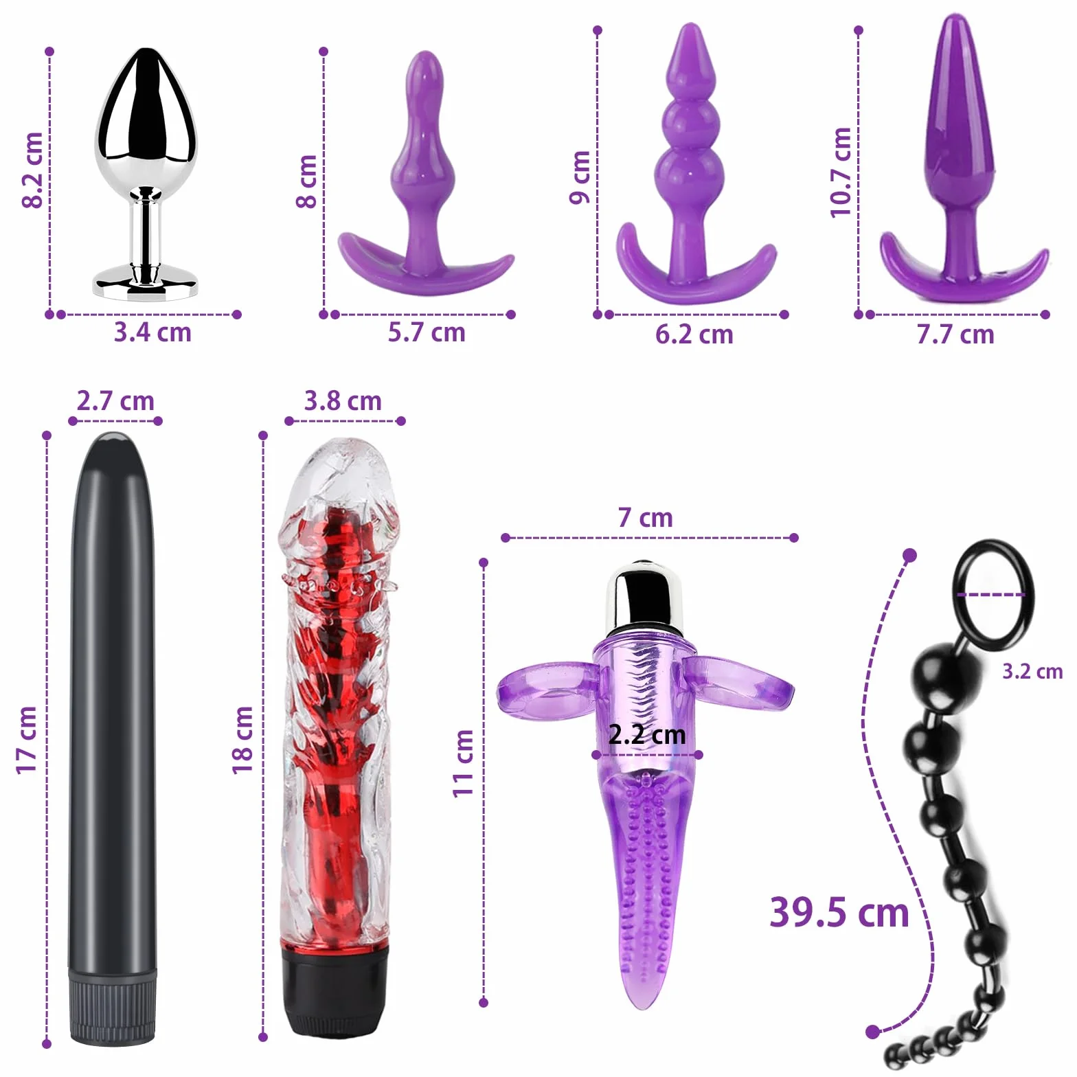 Qoosea SM Bondage Kit 26 Pezzi Sex Toys in Pelle con Manette Caviglia Maschera per Coppie