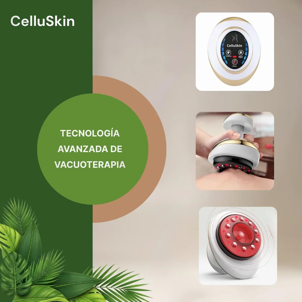 Massaggiatore Anticellulite Riduttore Potente, Vacumterapia, Reafrimante Corpo Flaccidità, Per Cellulite Grave Versione Migliorata