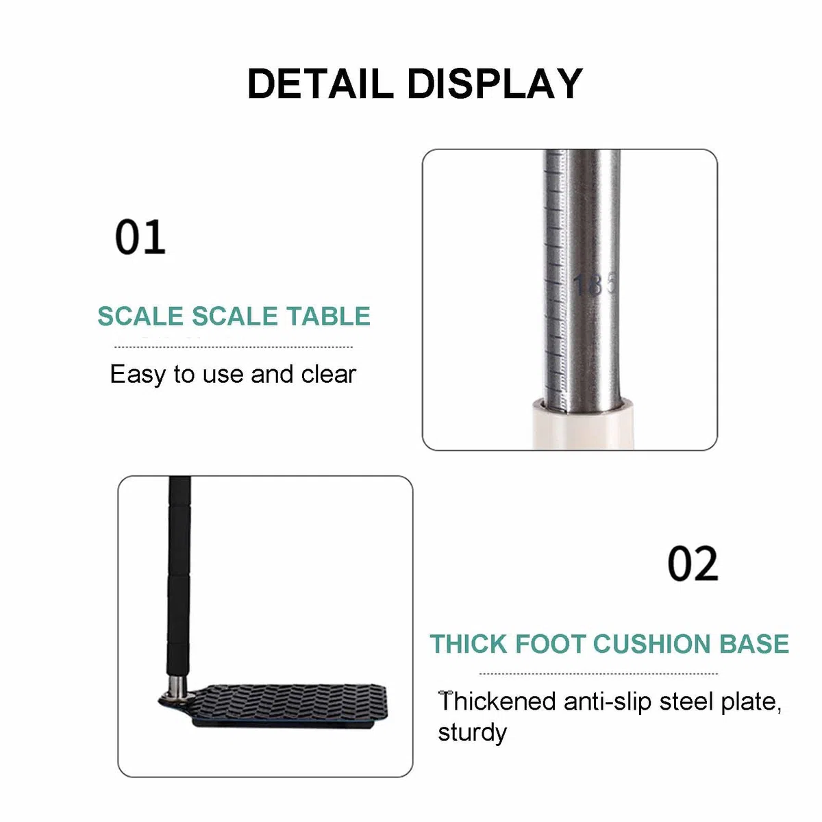 Bilancia Digitale per Altezza E Peso con Display LCD - Stadiometro Portatile (70-190 Cm) E Bilancia per La Pesatura Corporea (capacità 180 kg) | Ricaricabile Tramite USB | Rimovibile,C