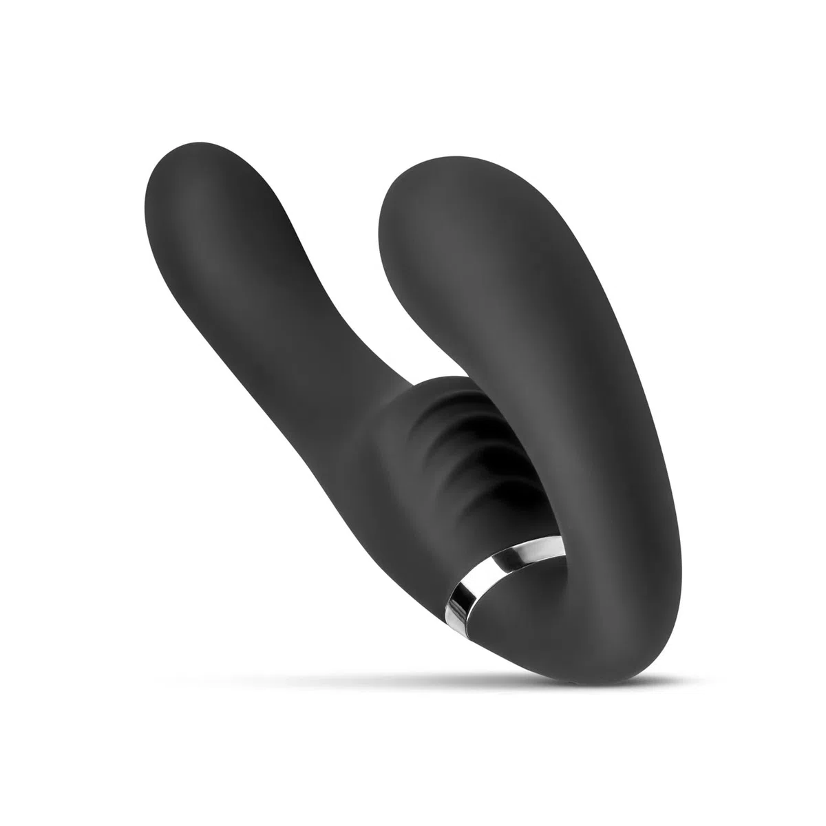 No-parti - Avery senza spalline Strapon Vibrazione Dildo 22 cm - Nero